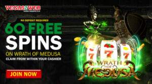 Vegas 2 Web Casino No Deposit bonus (60 Free Spins) Vegas 2 Web Casino