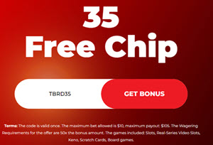 Red Dog Casino no deposit bonus codes - (10 Free Spins)