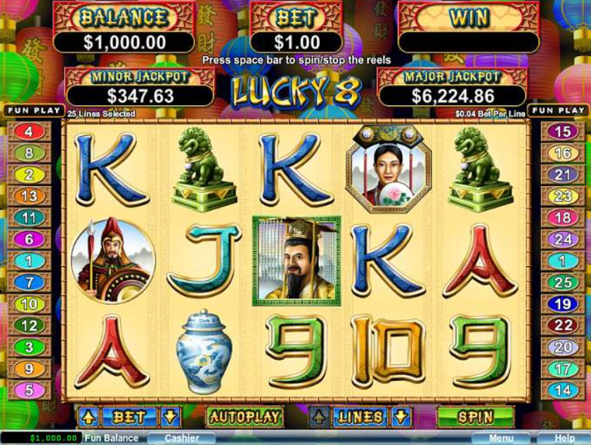 Lucky 8 Online Slot