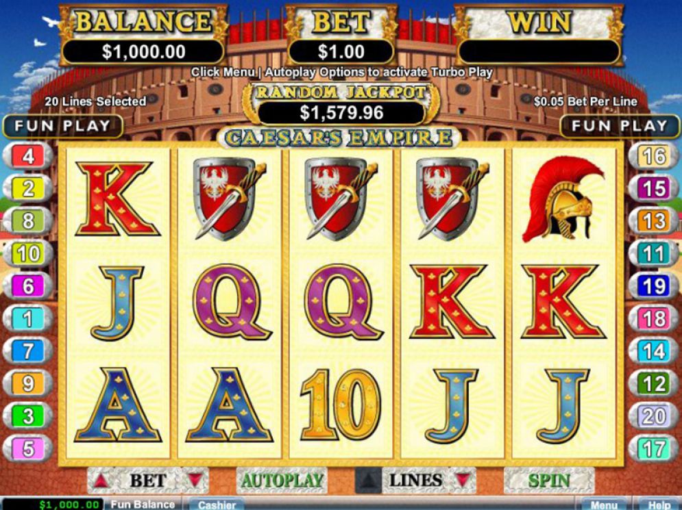 Caesar's Empire video slot