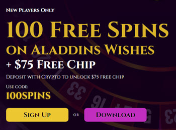 Aladdins Gold Casino (100 Free Spins)