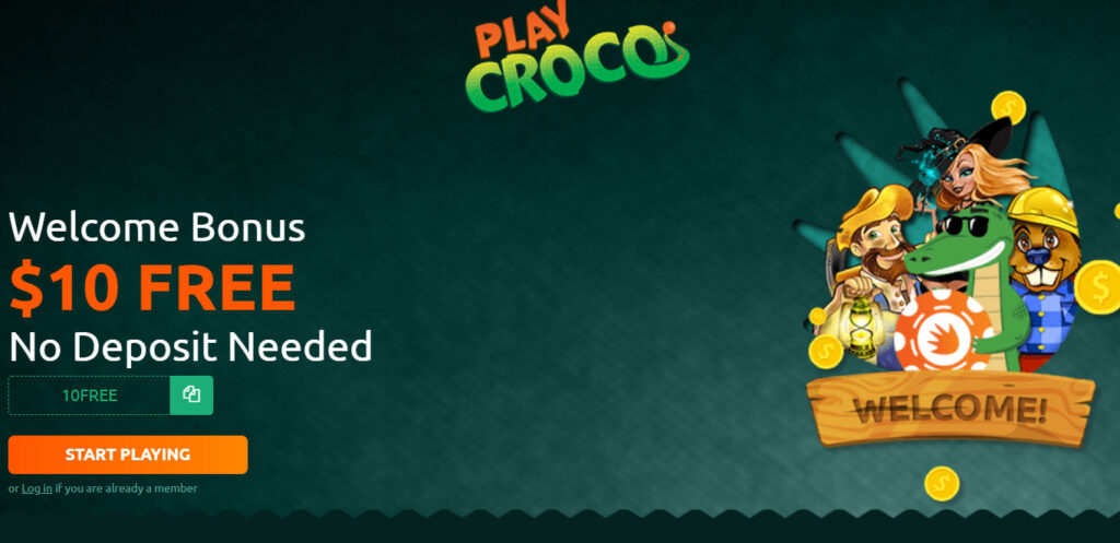 Play Croco Casino ($10 Free)