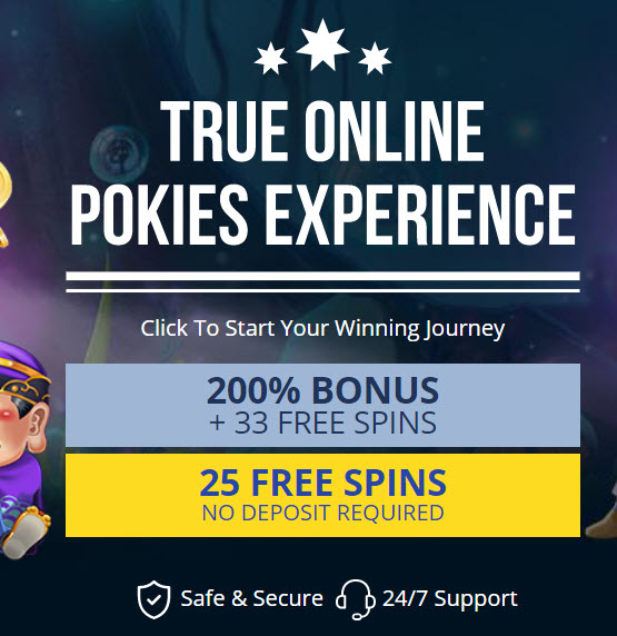 True Blue Casino (25 Free Spins)