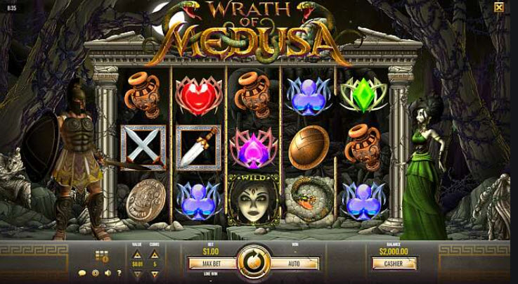 Wrath of Medusa Video Slot