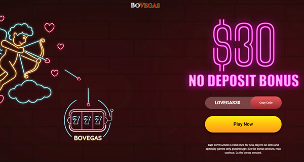 BoVegas No Deposit Bonus: $50 Free