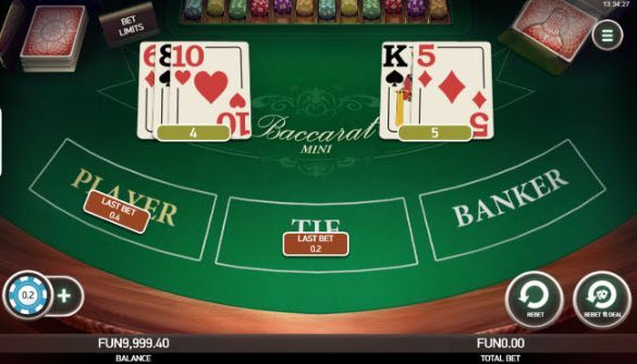 How to play mini baccarat