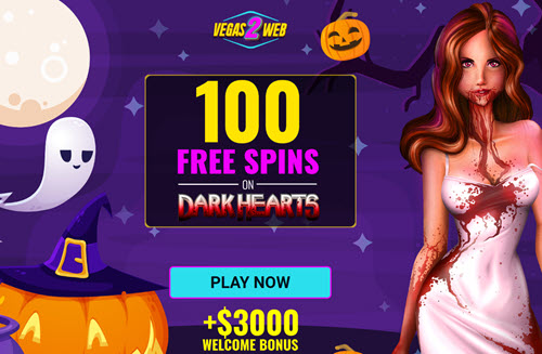 Dark Hearts Slot - 100 Free Spins