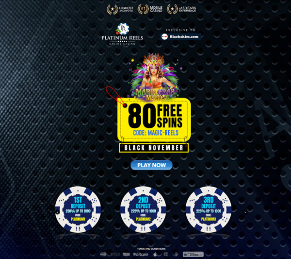 platinum reels no deposit bonus codes