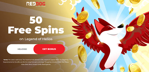 Red Dog Casino 100FS No Deposit Bonus Codes