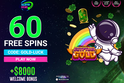 Egyptian Gold Slot (60 Free Spins)