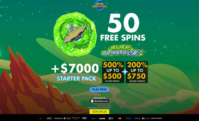 spin dimension no deposit bonus codes