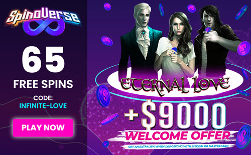 SpinoVerse Casino No Deposit Bonus (65 FREE SPINS)