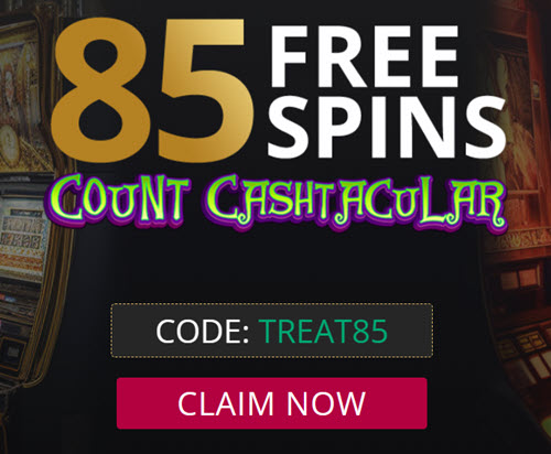 Count Cashtacular Slot - (85 Free Spins)