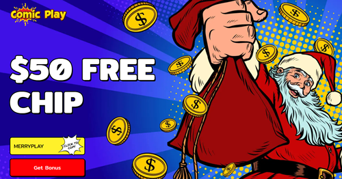 Comic Play Casino No Deposit Bonus ($50 Free Chip)