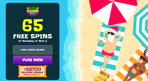 Island Reels No Deposit Bonus 65 Free Spins!