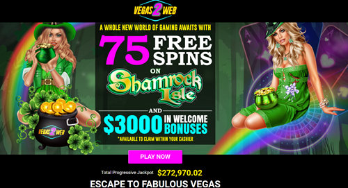 Shamrock Isle Slot (75 Free Spins)