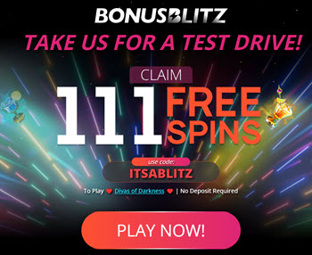 Bonus Blitz Casino - 111 Free Spins