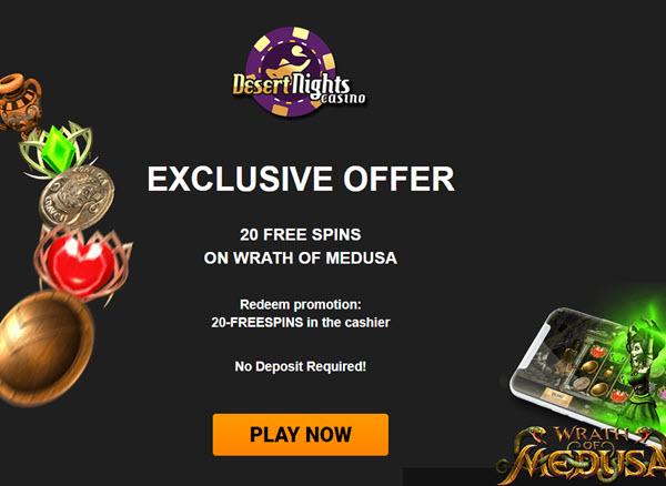 Desert Nights Casino No Deposit Bonus