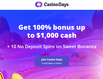 Casino Days - 10 Free Spins