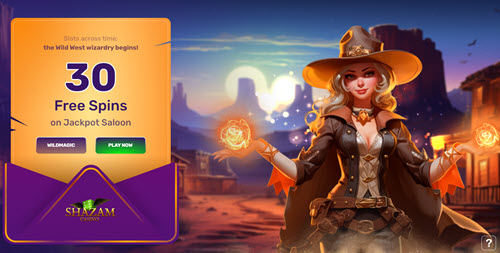 Shazam Casino No Deposit Bonus 30 Free Spins!