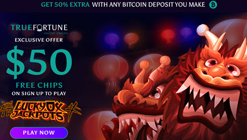 True Fortune Casino No Deposit Bonus $50 Free Chips