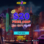 Vegas2Web Casino No Deposit Bonus - $20 Free Chip