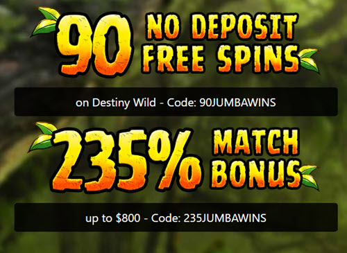 Jumba Bet No Deposit Bonus 90 Free Spins!