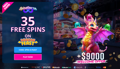 Spinoverse Casino No Deposit Bonus 35 Free Spins!