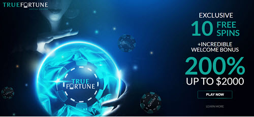 True Fortune Casino 10 Free Spins!