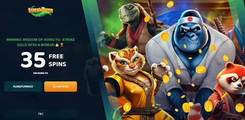 Lucky Tiger Casino No Deposit Bonus 35 Free Spins