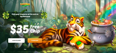 Lucky Tiger Casino No Deposit Bonus $35 Free