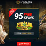 Lion Slots Casino No Deposit Bonus 95 FREE SPINS!