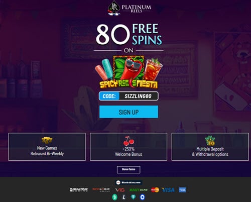 Platinum Reels Casino – 80 Free Spins No Deposit Platinum Reels Casino – 80 Free Spins No Deposit